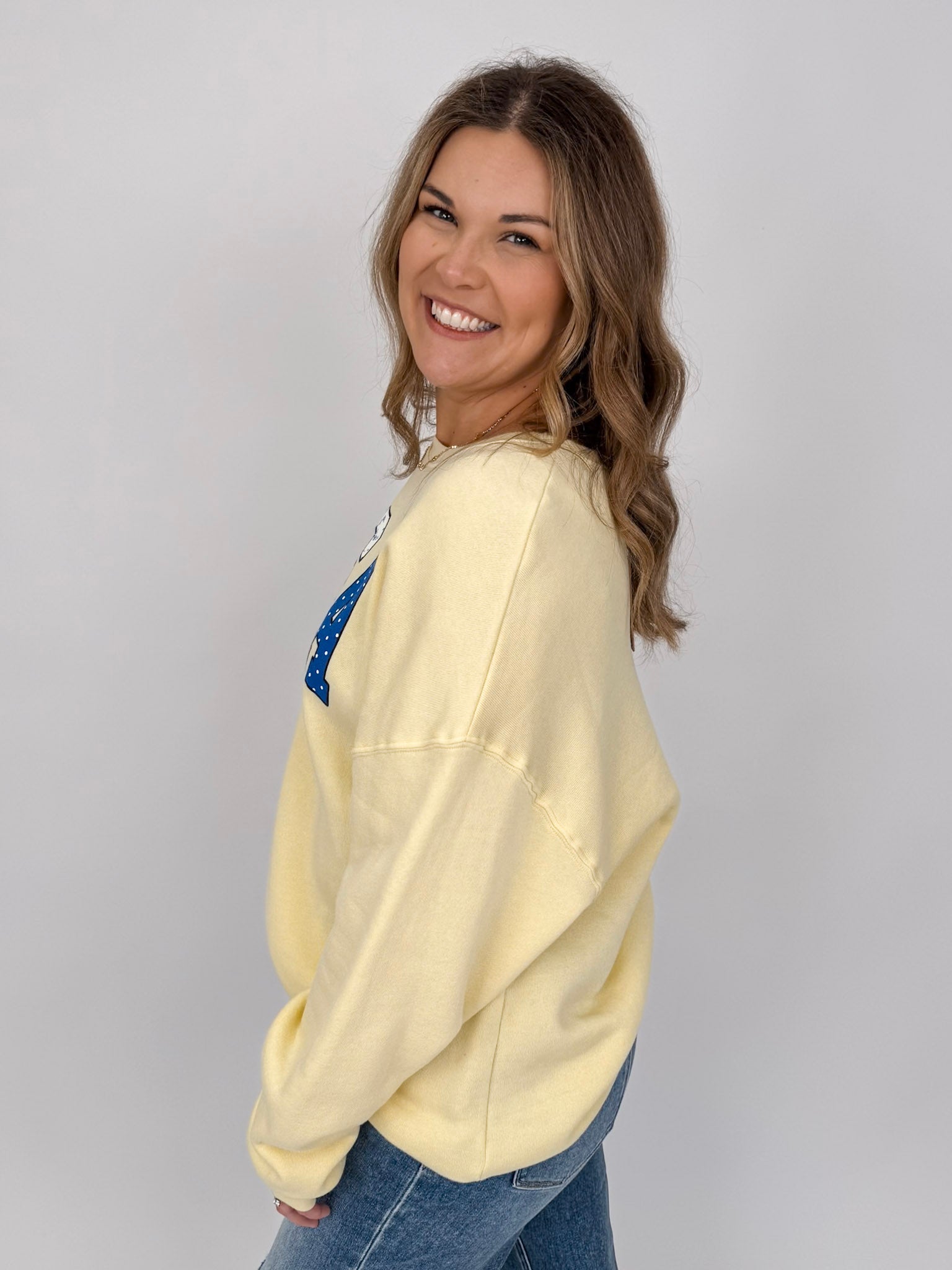 USA Pattern Graphic Sweatshirt - PAPER DOLL