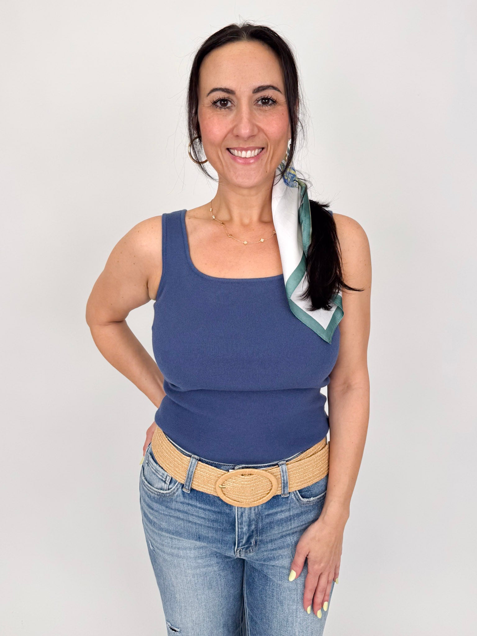 Giselle Square Neck Tank - PAPER DOLL