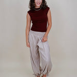 Lumi Reversible Scrunch Top - PAPER DOLL