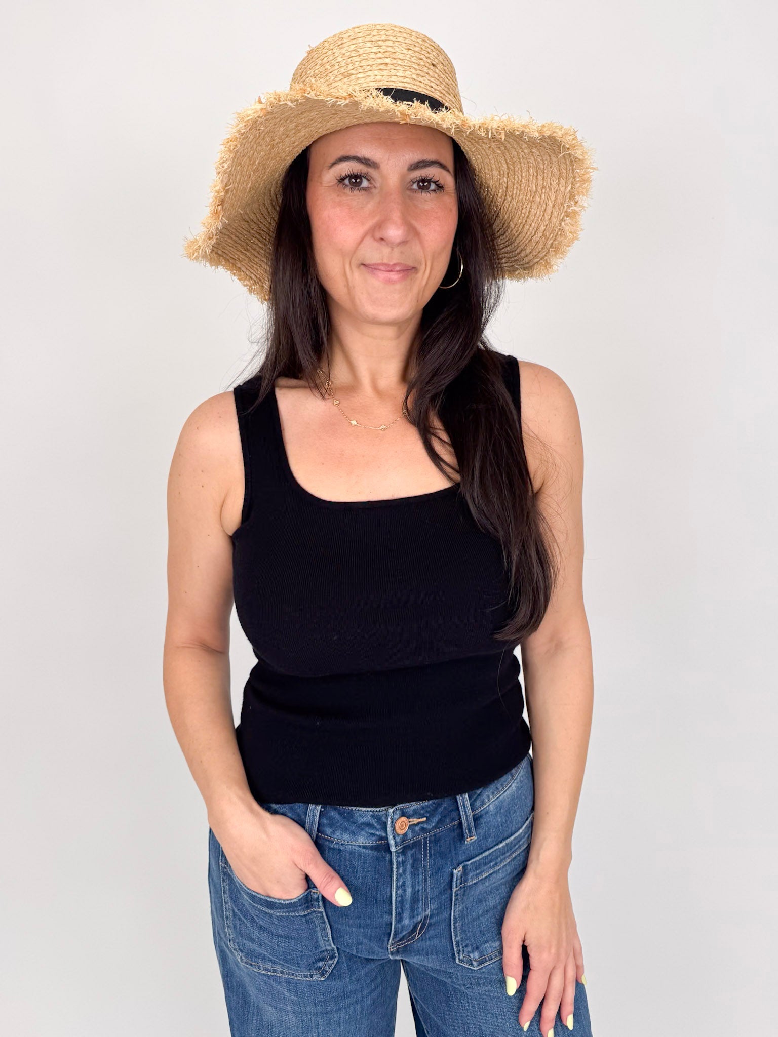 Giselle Square Neck Tank - PAPER DOLL