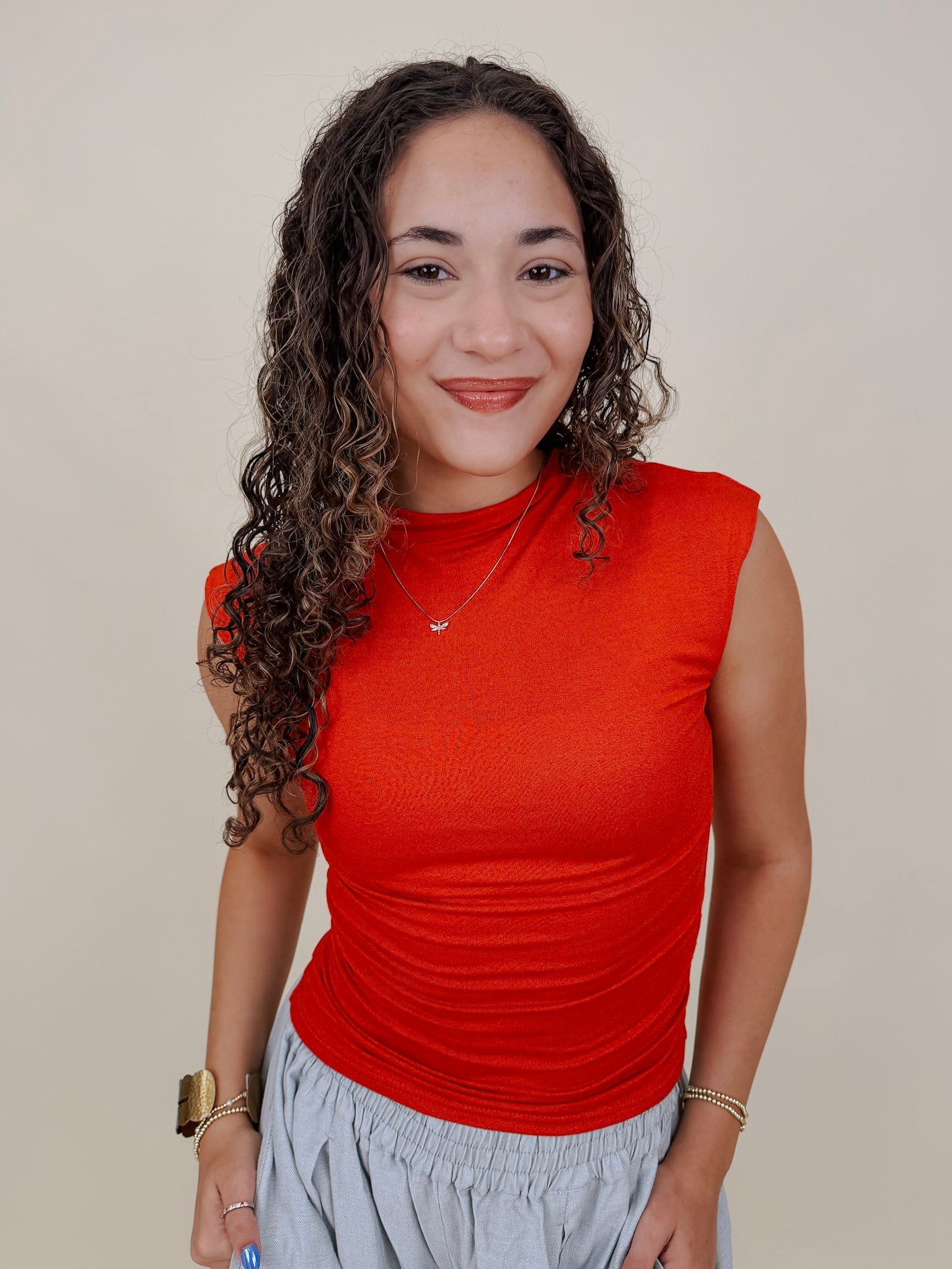 Lumi Reversible Scrunch Top - PAPER DOLL