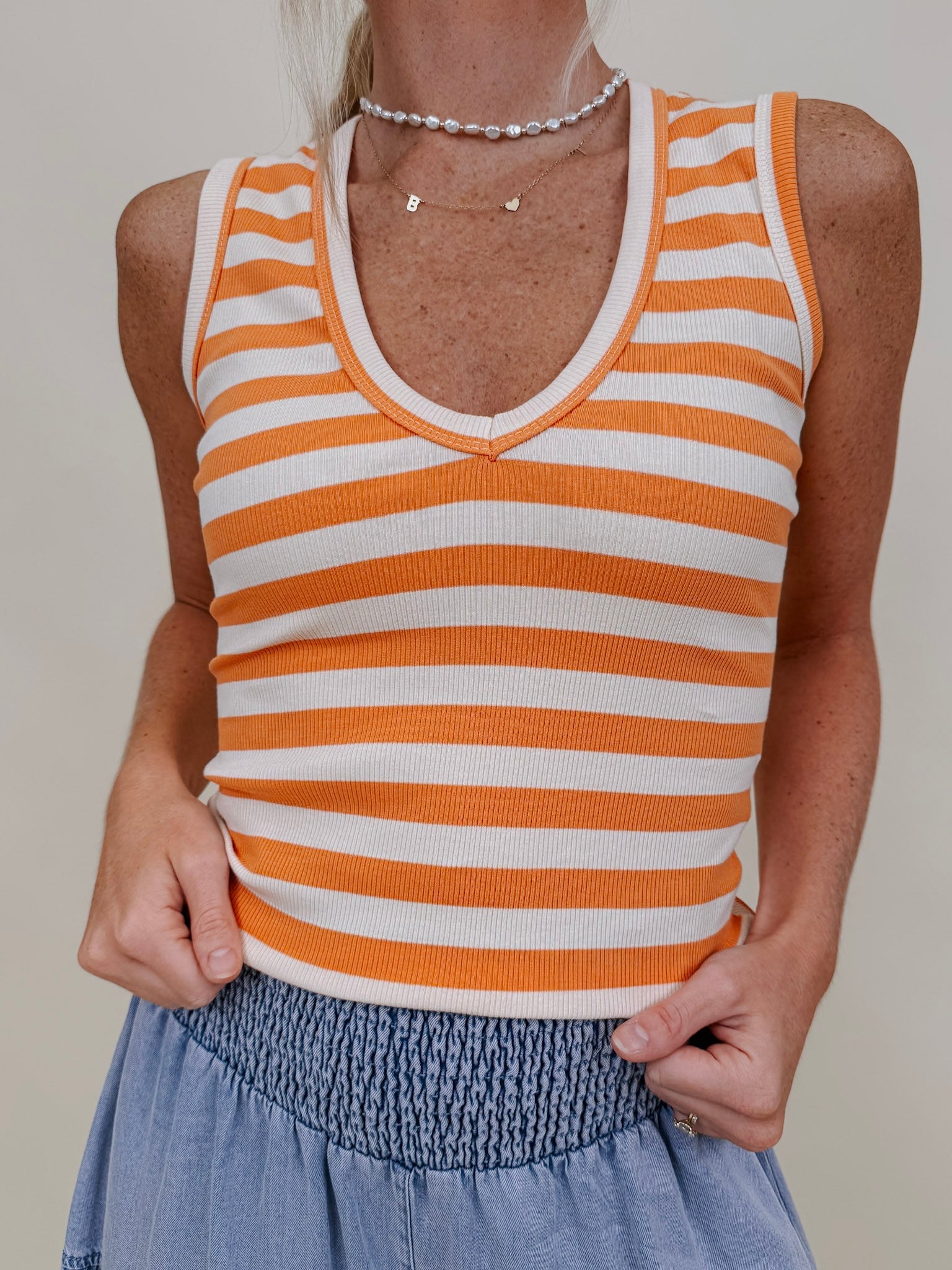 Penny Striped Tank - PAPER DOLL