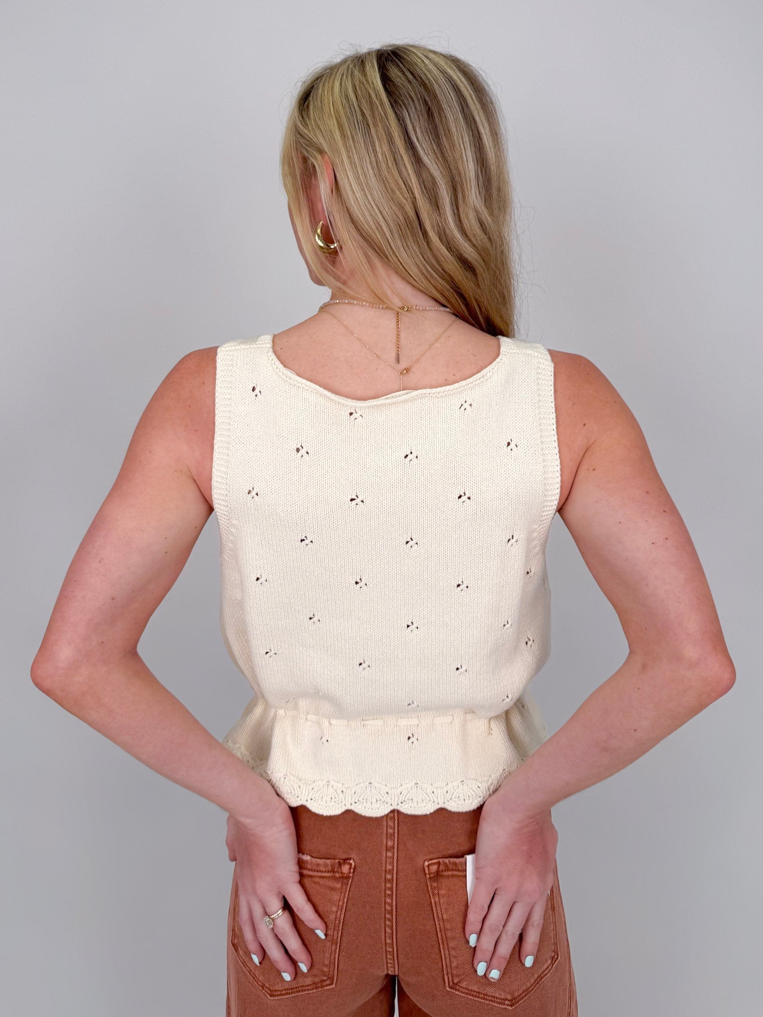 Open Meadow Knit Top - PAPER DOLL