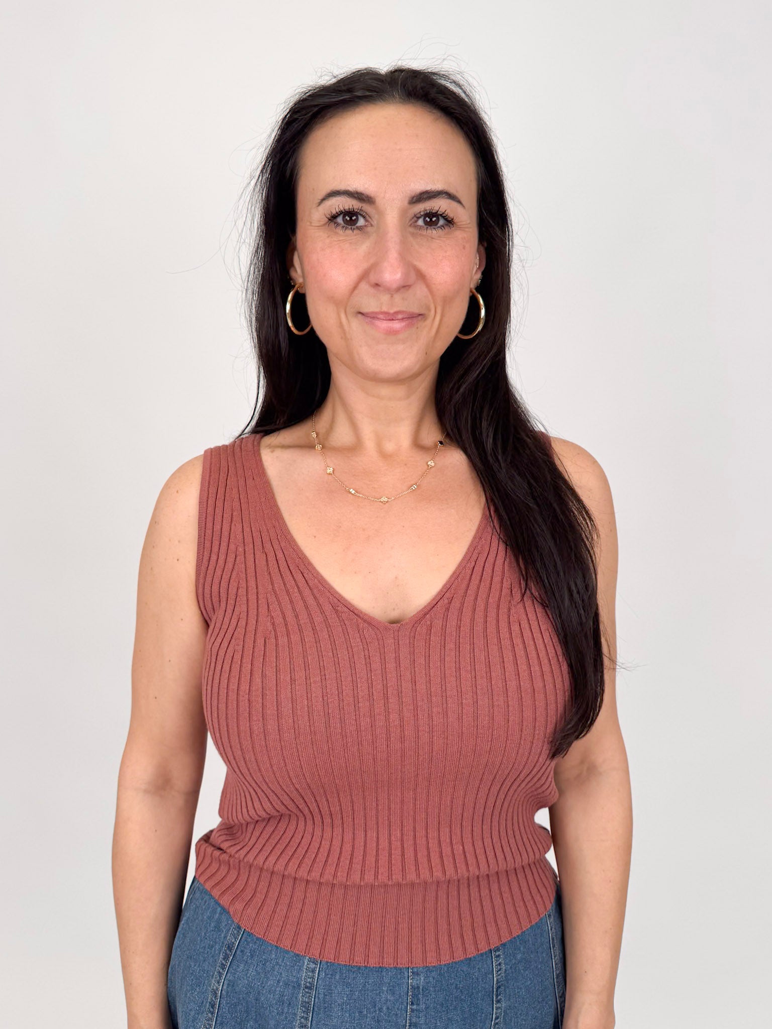 Logan V - Neck Tank - PAPER DOLL