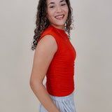 Lumi Reversible Scrunch Top - PAPER DOLL