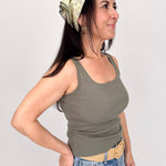 Giselle Square Neck Tank - PAPER DOLL