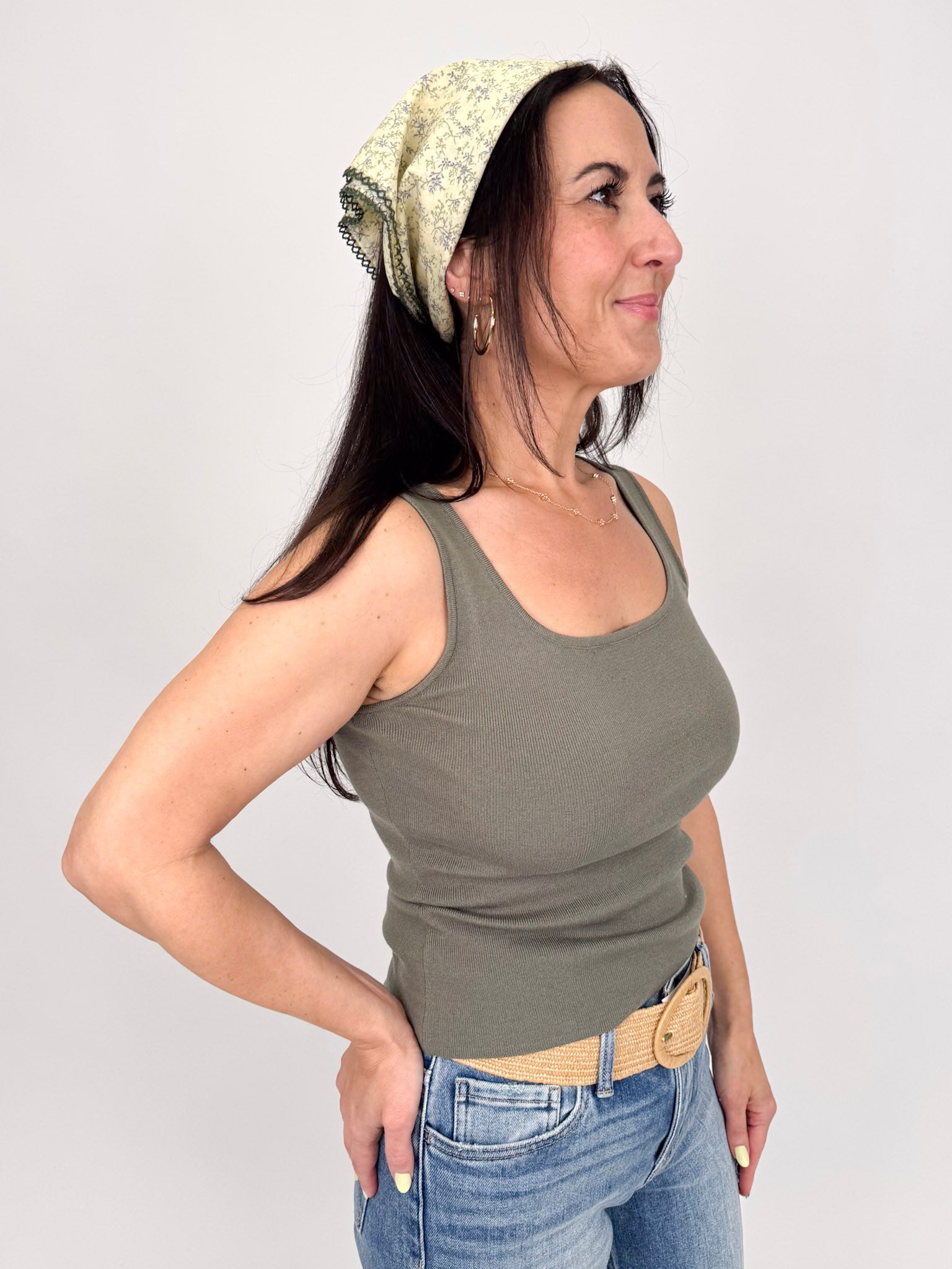 Giselle Square Neck Tank - PAPER DOLL