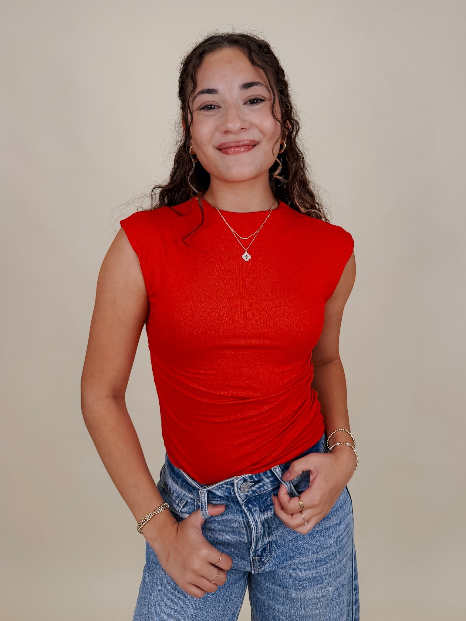Lumi Reversible Scrunch Top - PAPER DOLL