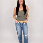 Giselle Square Neck Tank - PAPER DOLL