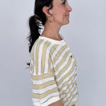 Opal Striped Tee - PAPER DOLL