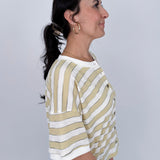 Opal Striped Tee - PAPER DOLL