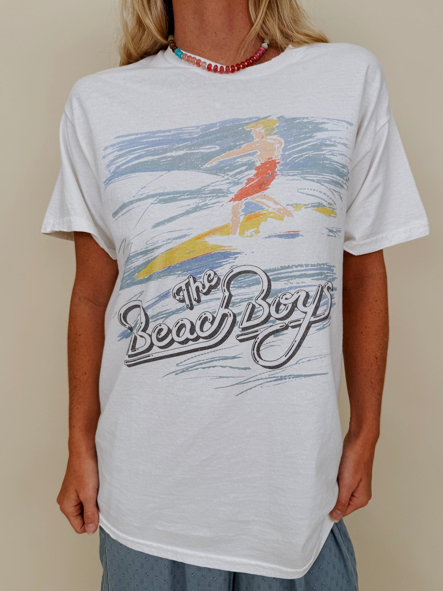 The Beach Boys 80s Surf Graphic Tee - PAPER DOLL