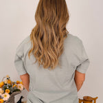 Bible Verse Floral Patchwork Graphic Tee - PAPER DOLL