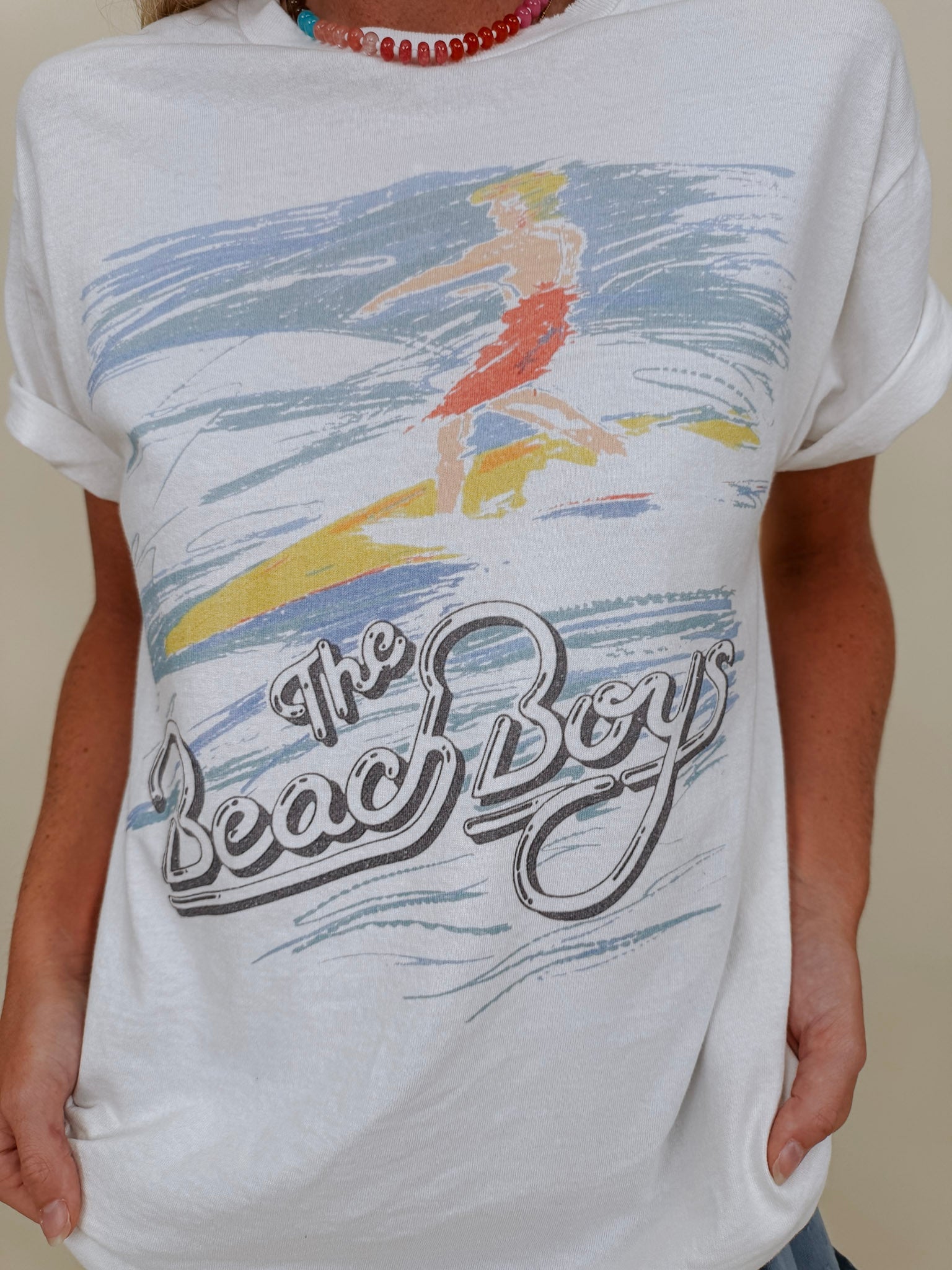 The Beach Boys 80s Surf Graphic Tee - PAPER DOLL
