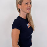 American Flag Simple Graphic Tee - PAPER DOLL