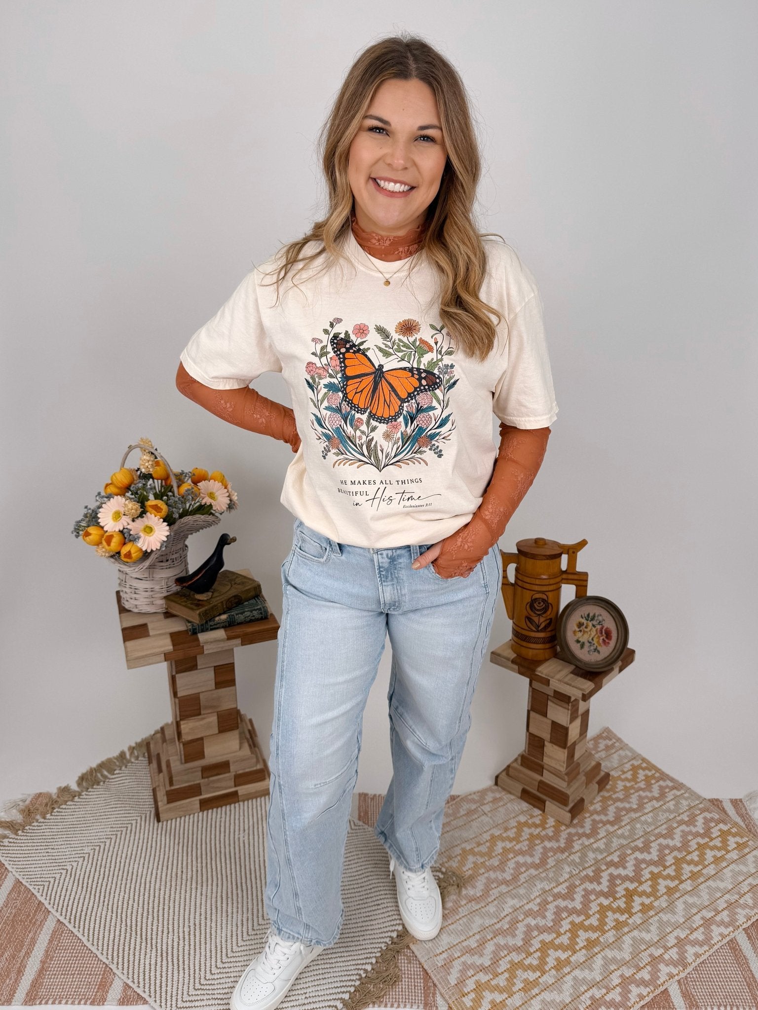 He Makes All Things Beautiful Graphic Tee - PAPER DOLL