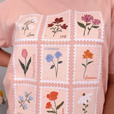 Fruits of the Spirit Vintage Stamps Graphic Tee - PAPER DOLL