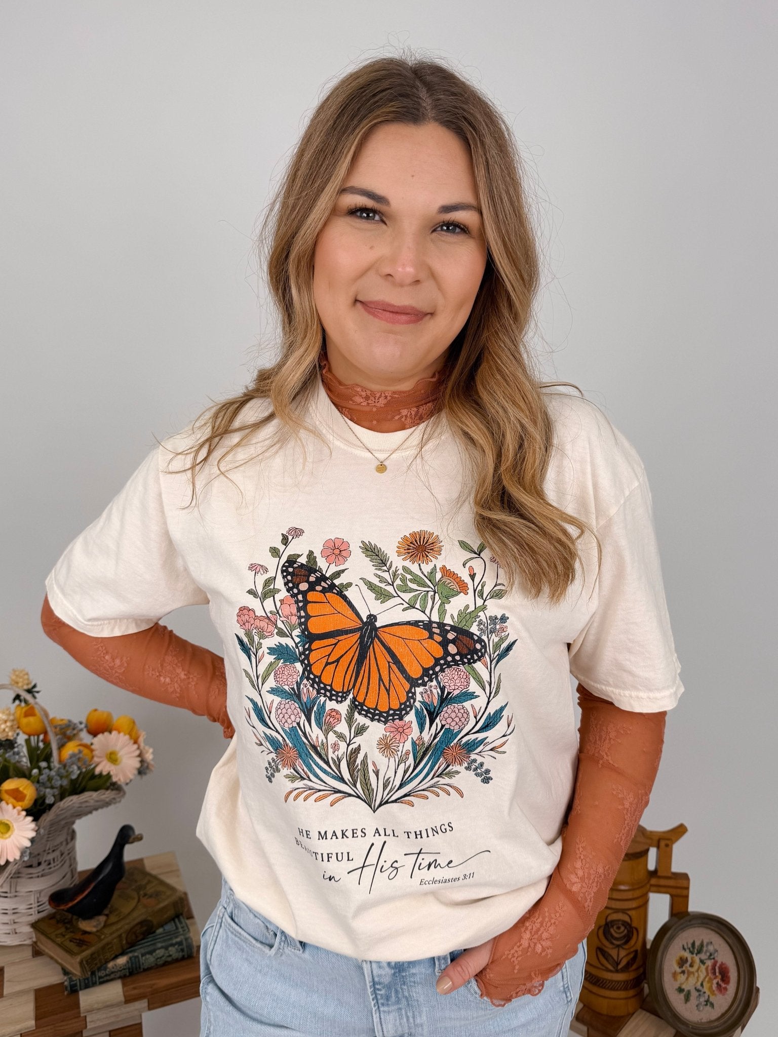 He Makes All Things Beautiful Graphic Tee - PAPER DOLL