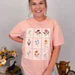 Fruits of the Spirit Vintage Stamps Graphic Tee - PAPER DOLL