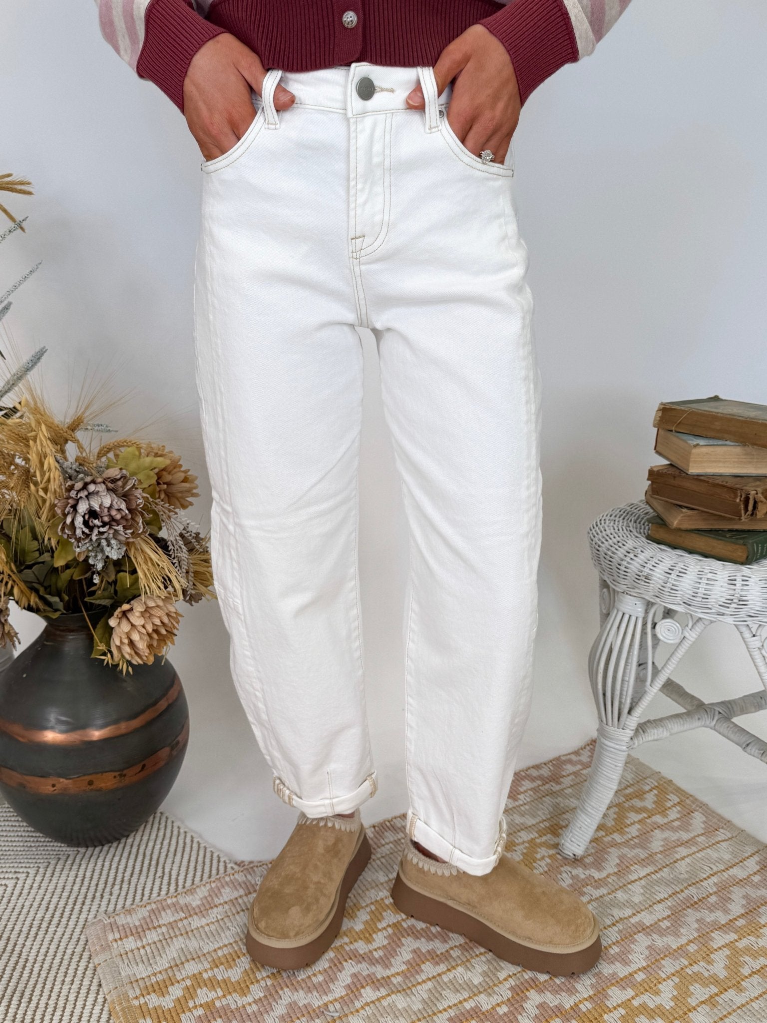 Kaylee Barrel Jean - PAPER DOLL