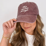 This Mama Prays Embroidered Hat - PAPER DOLL