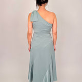 Stay Graceful One Shoulder Midi Dress - PAPER DOLL
