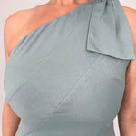 Stay Graceful One Shoulder Midi Dress - PAPER DOLL