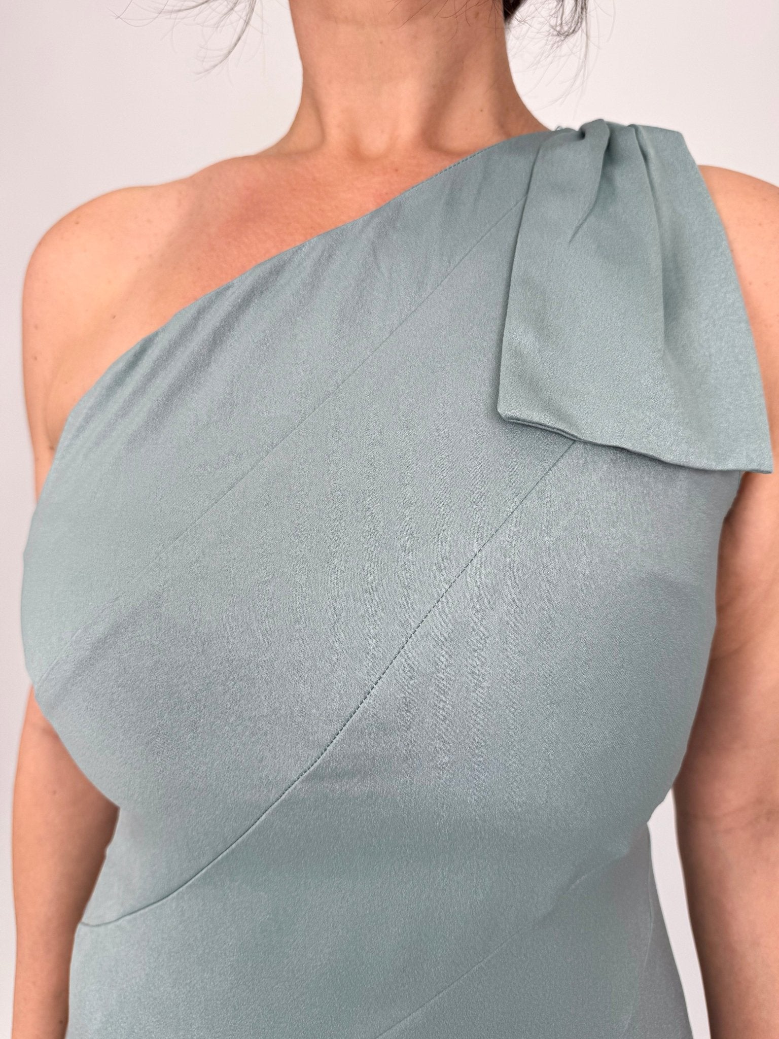 Stay Graceful One Shoulder Midi Dress - PAPER DOLL